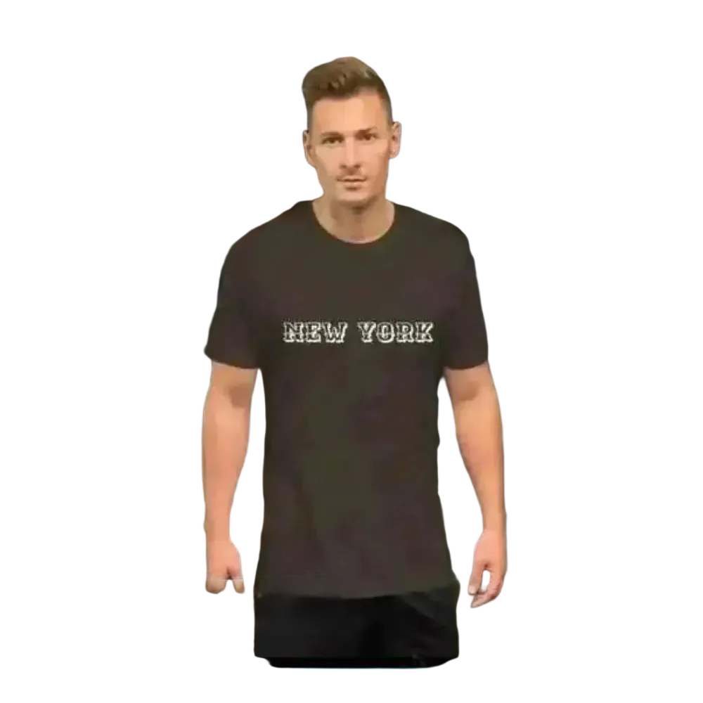 Unisex Baumwoll-Grafik T-Shirt in Braun von BUYATHOME24, Rundhals, in den Größen XS bis 5XL, für Männer.