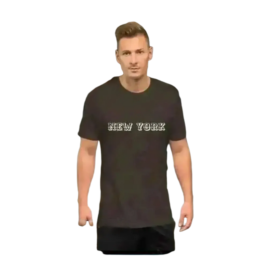 Unisex Baumwoll-Grafik T-Shirt in Braun von BUYATHOME24, Rundhals, in den Größen XS bis 5XL, für Männer.