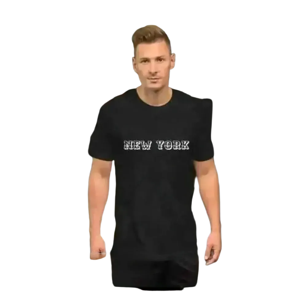 Unisex Baumwoll-Grafik-T-Shirt in Schwarz Heather, Rundhals, in den Größen XS bis 5XL, bequemes T-Shirt von BUYATHOME24.