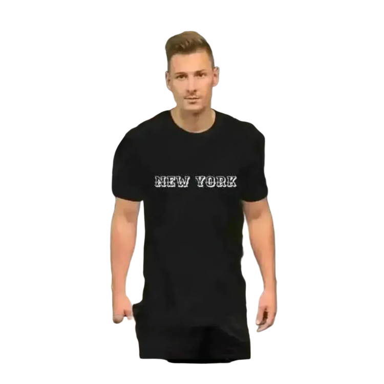 Unisex Grafik T-Shirt aus Baumwolle in Schwarz, Rundhals, für Herren, in den Größen XS bis 5XL, mit auffälligem Druck.