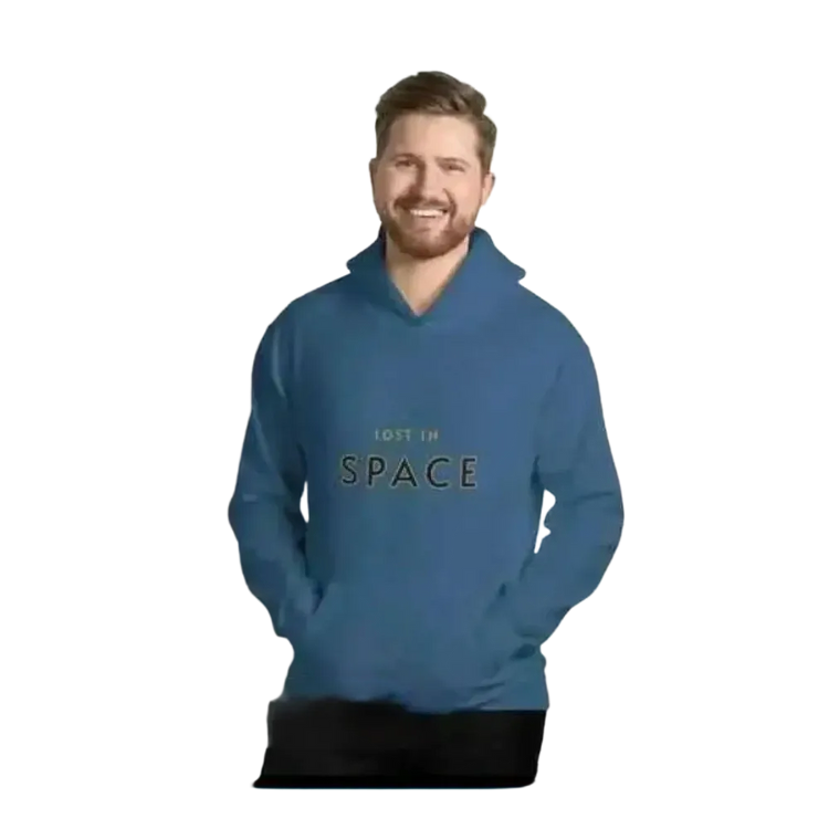 Doppellagiger Baumwoll-Hoodie für Herren, Unisex Kapuzenpullover in S bis 5XL, bequeme Passform und vielseitiges Design.