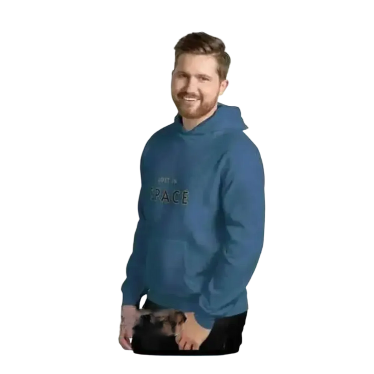 Doppellagiger Baumwoll-Hoodie für Herren in S bis 5XL mit Kapuze, bequemer Unisex Kapuzenpullover in verschiedenen Stilen