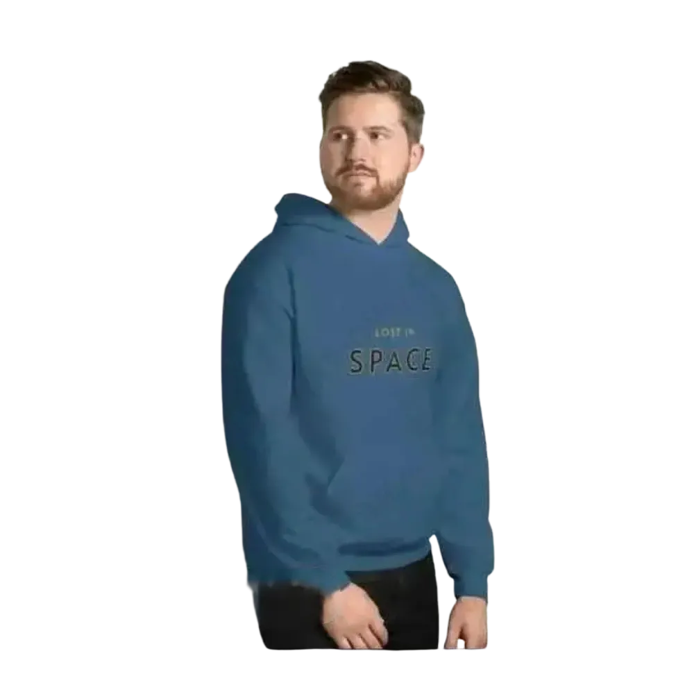 Damen- und Herren-Baumwoll-Kapuzenpullover in S bis 5XL, doppellagig, mit Kapuze, bequemer Hoodie von BUYATHOME24