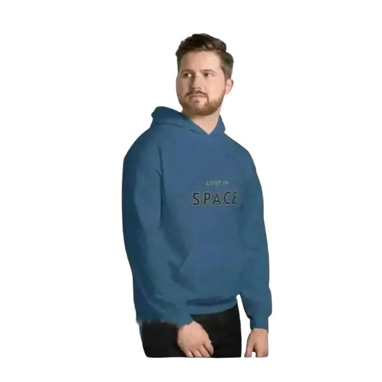 Damen- und Herren-Baumwoll-Kapuzenpullover in S bis 5XL, doppellagig, mit Kapuze, bequemer Hoodie von BUYATHOME24