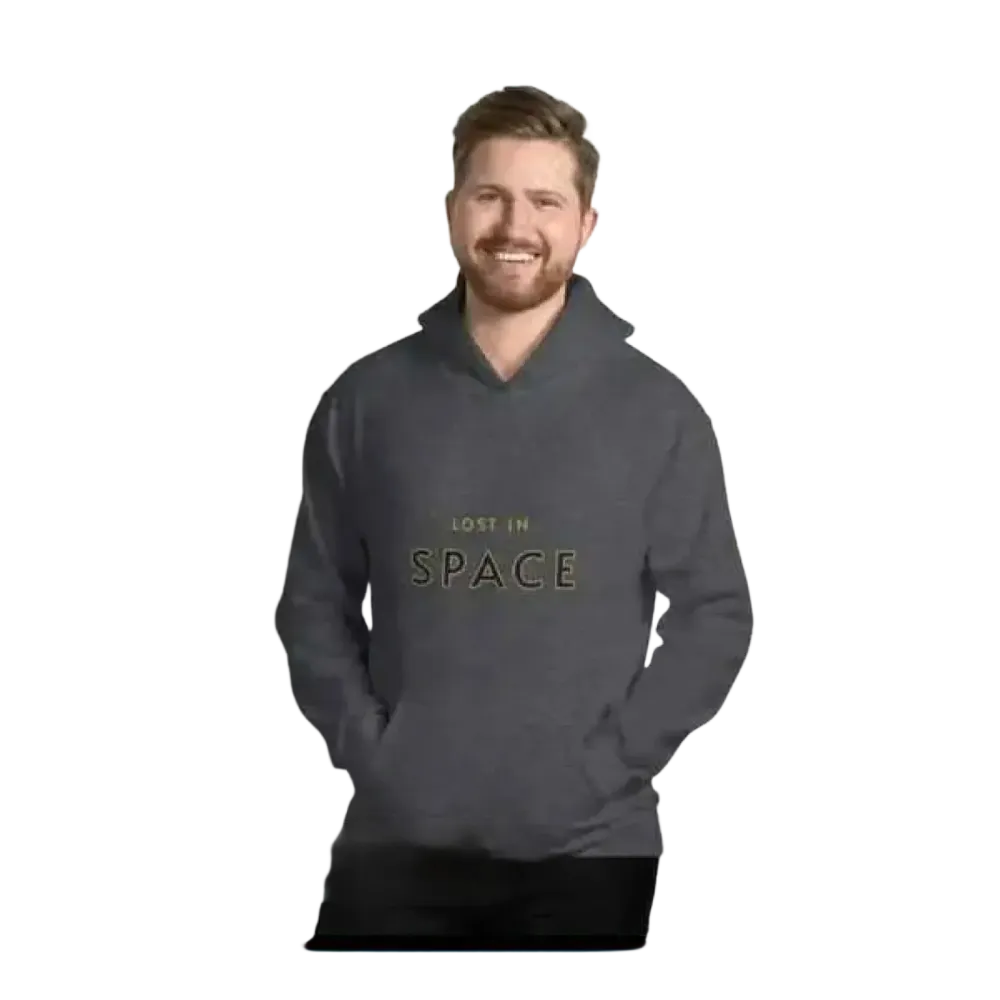 Unisex Baumwolle Hoodie mit Kapuze in S bis 5XL, doppellagig, bequemer Hoodie für jeden Stil in neutralem Design.