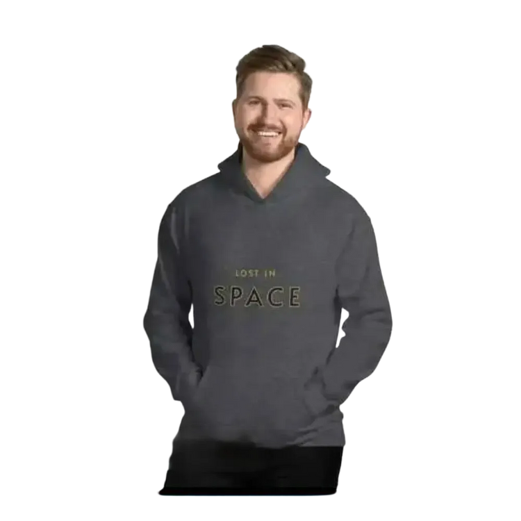 Unisex Baumwolle Hoodie mit Kapuze in S bis 5XL, doppellagig, bequemer Hoodie für jeden Stil in neutralem Design.
