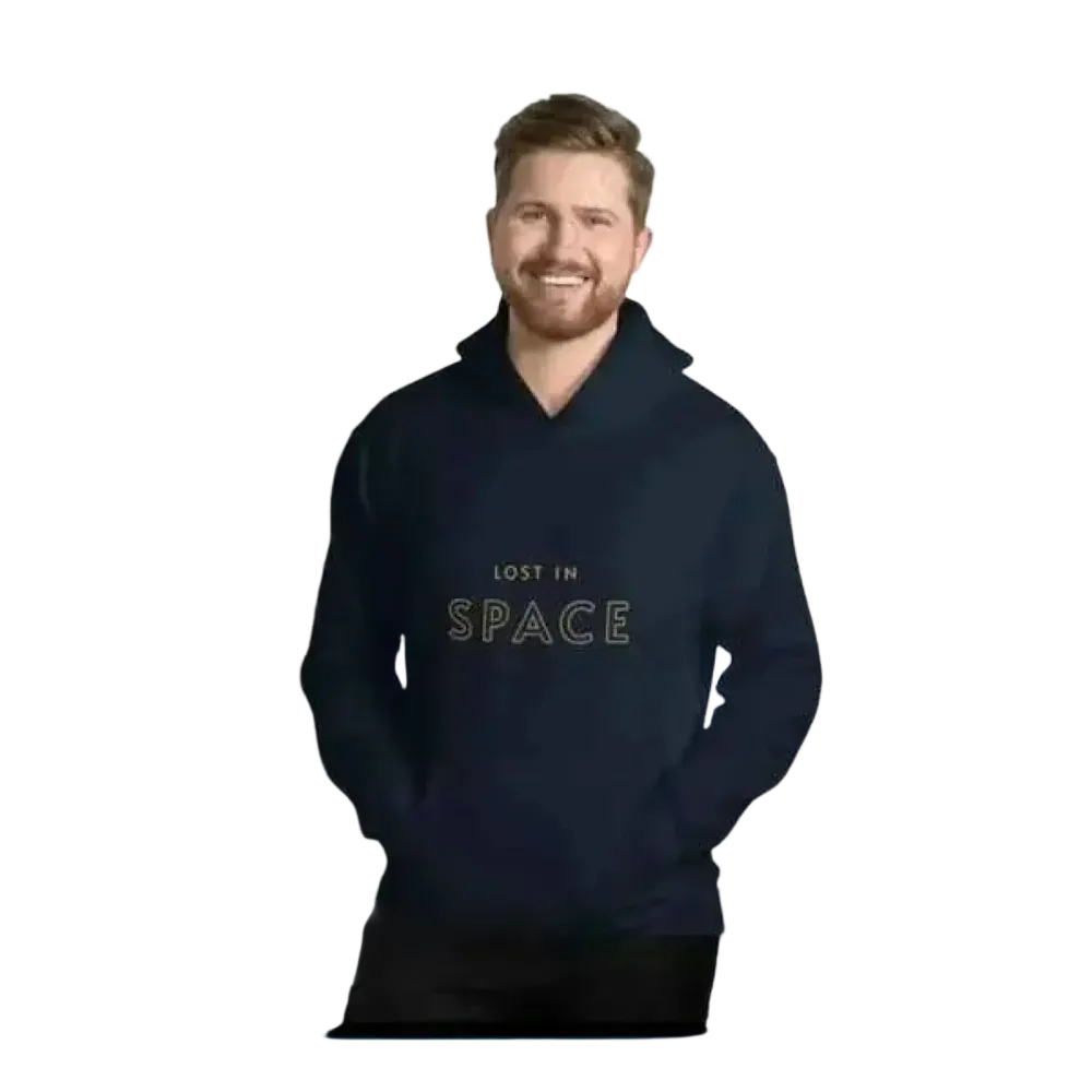 Unisex Baumwoll-Hoodie von BUYATHOME24, doppellagig, Kapuze, in S bis 5XL, für Herren, bequem und vielseitig.