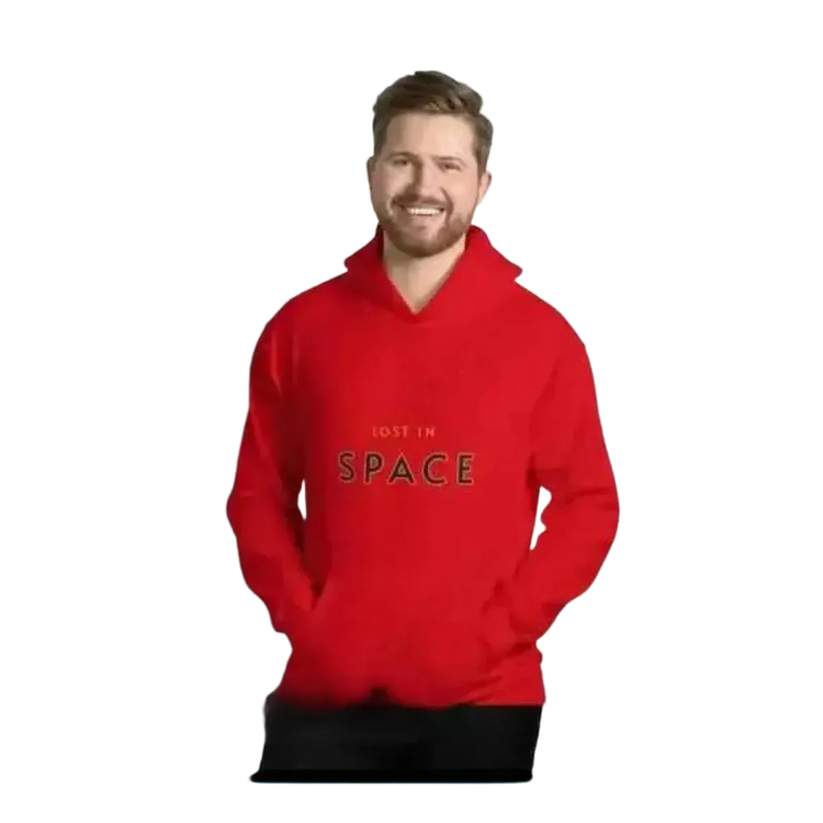 Unisex Baumwoll-Kapuzenpullover von BUYATHOME24 in S bis 5XL, doppellagig, mit Kapuze und bequemer Passform.