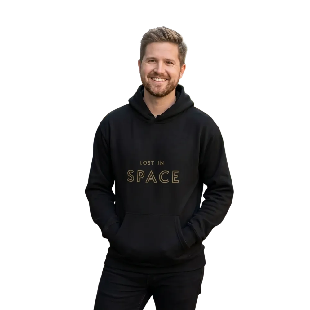 Doppellagiger Baumwoll-Kapuzenpullover für Unisex, in Größe S bis 5XL, mit Kapuze und weichem Material.