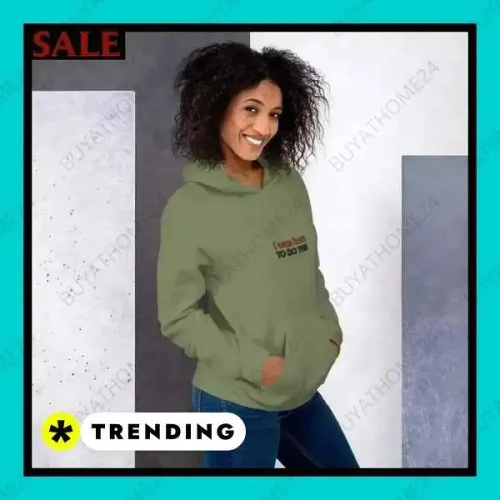 Grafik Unisex Hoodie aus Baumwolle in S-5XL, bequem für Herren und Damen, auffälliges Design, von BUYATHOME24.
