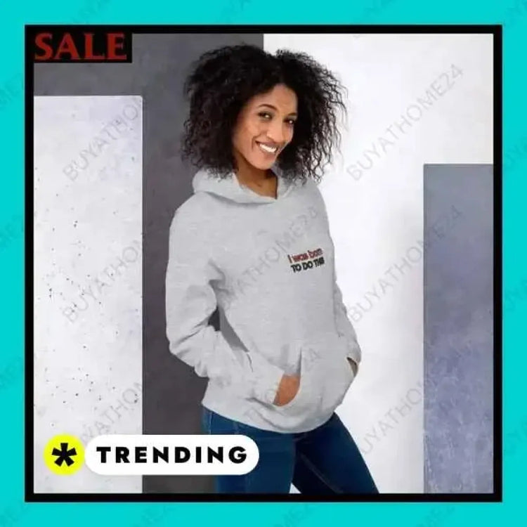 Grafik Unisex Hoodie aus Baumwolle für Herren und Damen, in S-5XL, mit großem Druck, von BUYATHOME24.