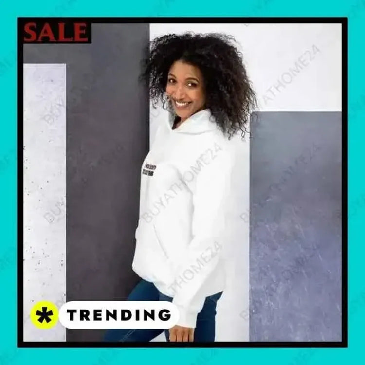 Grafik Unisex Hoodie aus Baumwolle in verschiedenen Größen, Herren und Damen, mit Kapuze, von BUYATHOME24