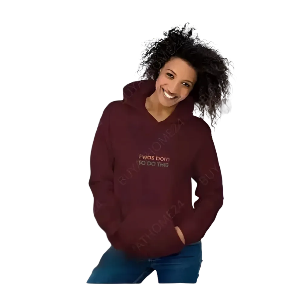Grafik Unisex Hoodie aus Baumwolle in S-5XL, bequemes Kapuzenpullover für Herren und Damen, modischer Hoodie von BUYATHOME24