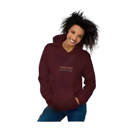 Grafik Unisex Hoodie aus Baumwolle in S-5XL, bequemes Kapuzenpullover für Herren und Damen, modischer Hoodie von BUYATHOME24