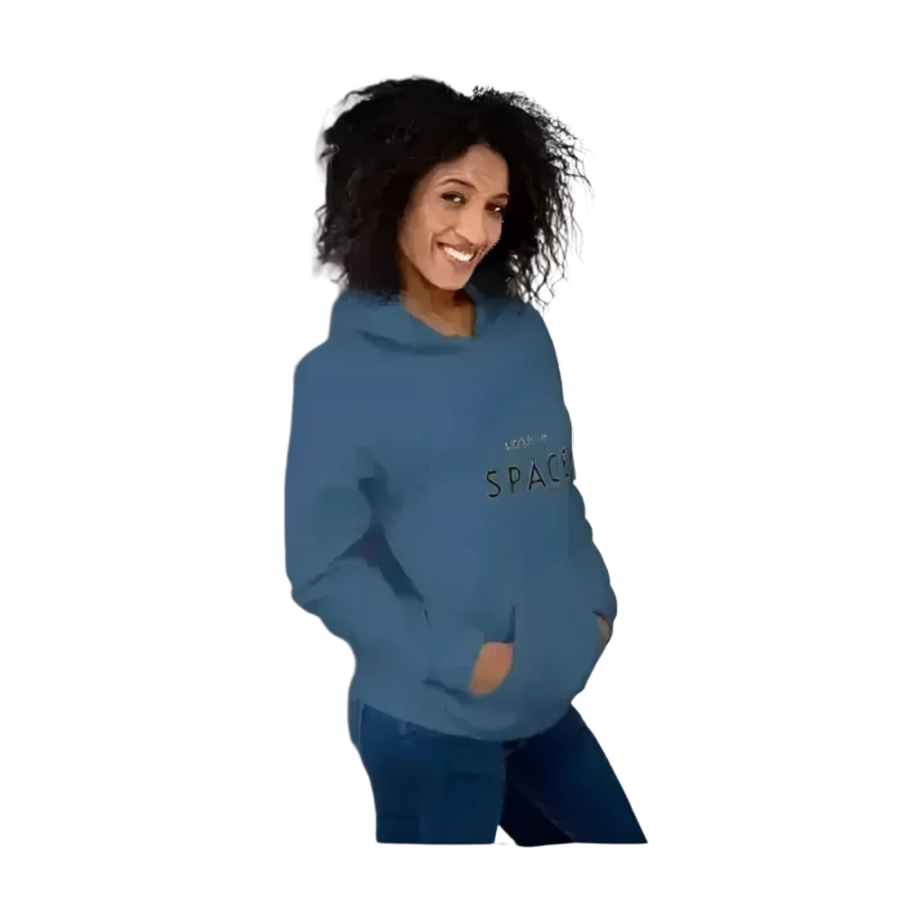 Herren und Damen Hoodie von BUYATHOME24, bequemer Kapuzenpullover in S bis 5XL, mit Kapuze und Kängurutasche.