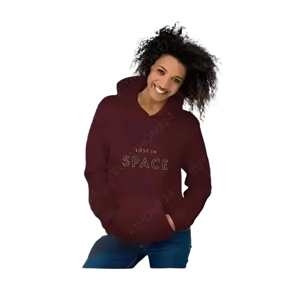 Herren und Damen Hoodie von BUYATHOME24, bequemer Kapuzenpullover in S bis 5XL, weiches Material und klassischer Schnitt.