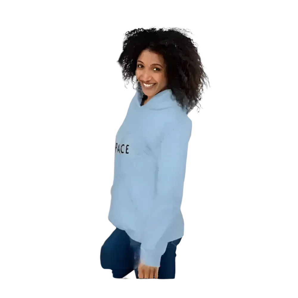 Herren und Damen Hoodie mit Kapuze in verschiedenen Größen von BUYATHOME24, bequemer Pullover aus weichem Material.