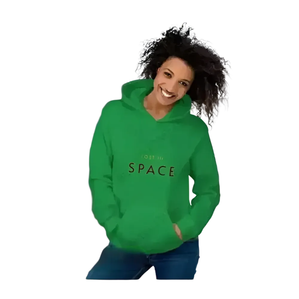 Herren und Damen Hoodie mit Kapuze in verschiedenen Größen, bequemer BUYATHOME24 Hoodie aus weichem Material.
