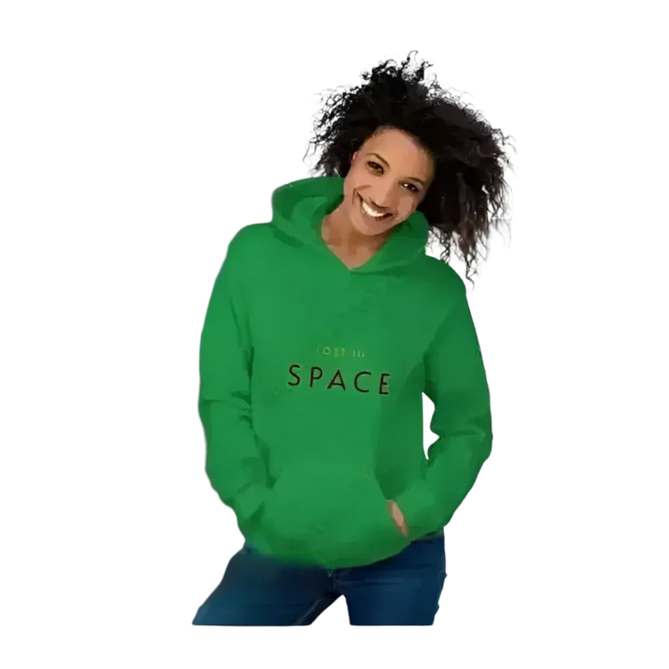 Herren und Damen Hoodie mit Kapuze in verschiedenen Größen, bequemer BUYATHOME24 Hoodie aus weichem Material.