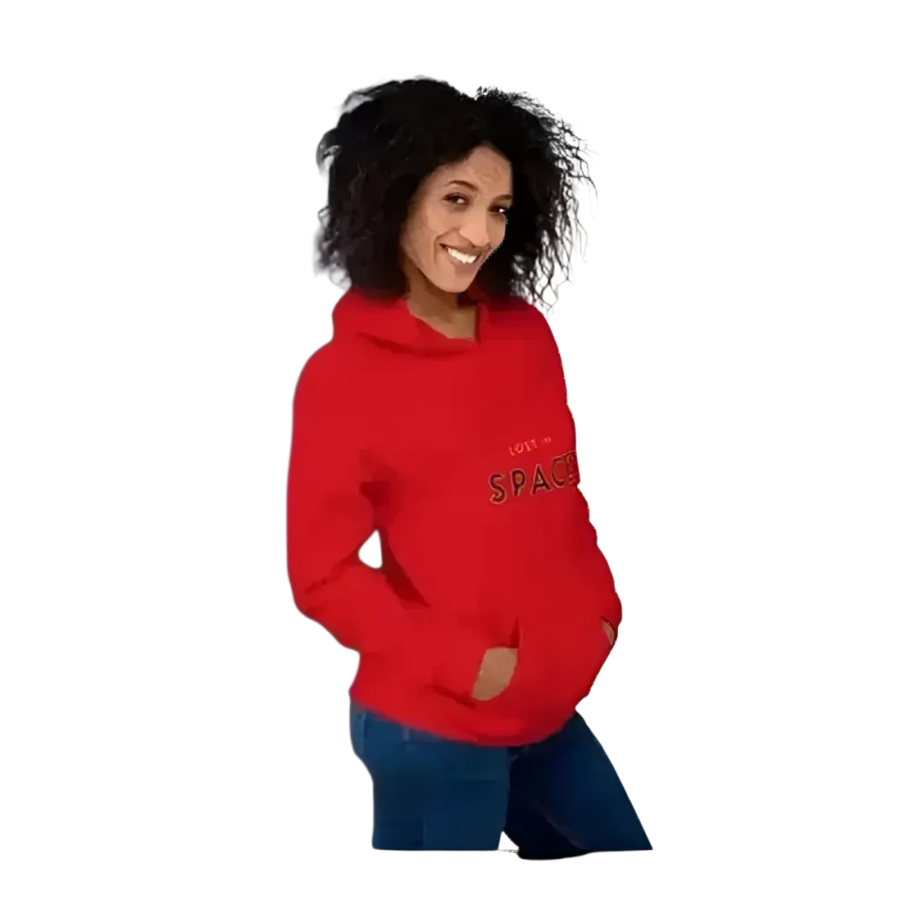 Herren und Damen Hoodie von BUYATHOME24, bequemer Kapuzenpullover in verschiedenen Größen, aus weichem Stoff.