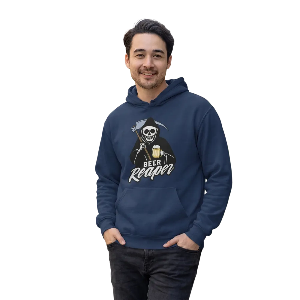 Unisex Kapuzenpullover mit Rückenprint, in XS-3XL, von BUYATHOME24, bequemer Hoodie für Herren und Damen
