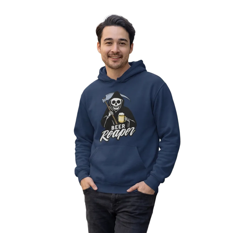 Unisex Kapuzenpullover mit Rückenprint, in XS-3XL, von BUYATHOME24, bequemer Hoodie für Herren und Damen