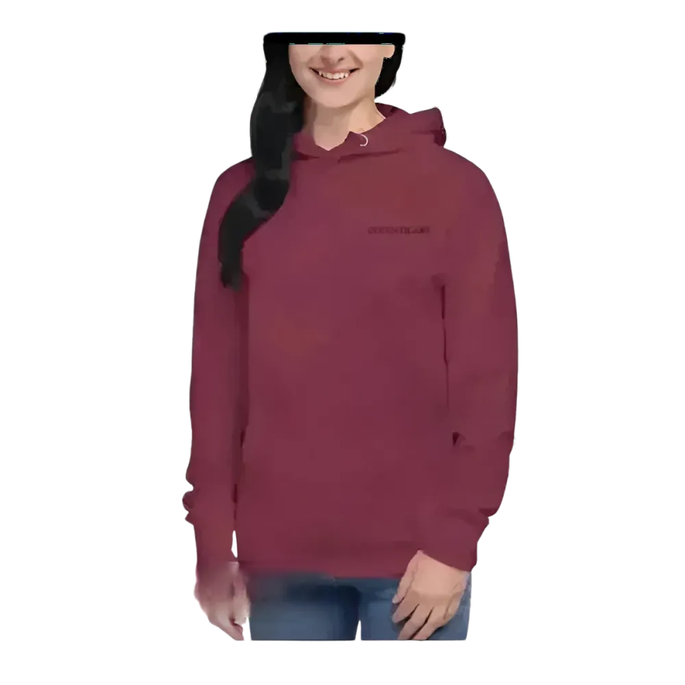 Herren- und Damen-Hoodie mit Kapuze in verschiedenen Größen, bequemes Baumwollmaterial, BUYATHOME24 Marke, grau oder schwarz.