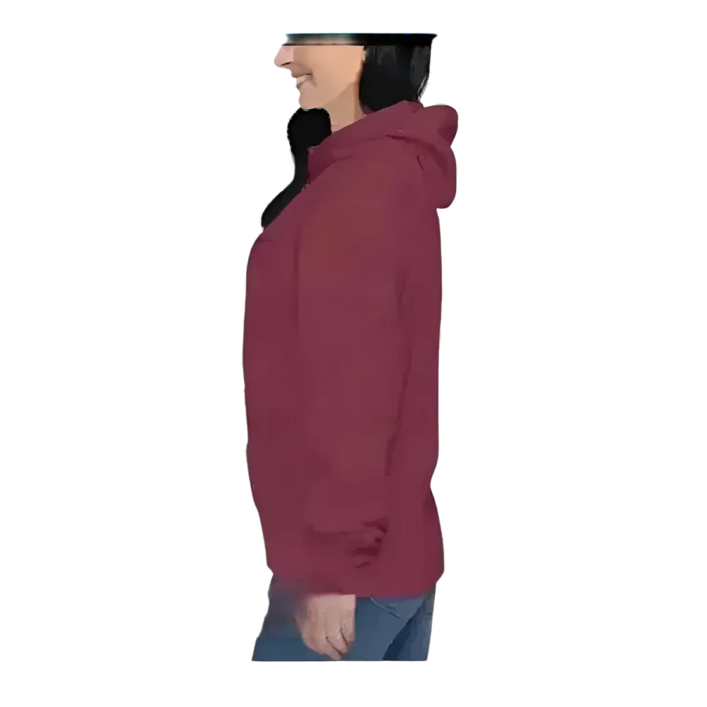 Herren- und Damen-Hoodie von BUYATHOME24 in Schwarz, mit Kapuze, langen Ärmeln und Kängurutasche, in den Größen S bis 3XL