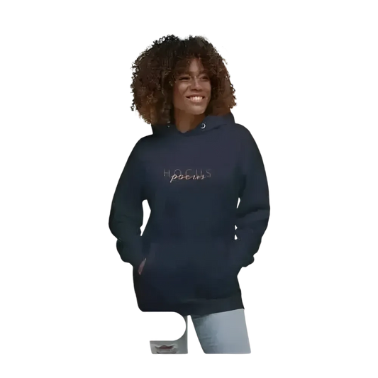 Herren- und Damen-Hoodie von BUYATHOME24, bequemer Kapuzenpullover in verschiedenen Größen, zeigt die Kapuze und weiches Material.