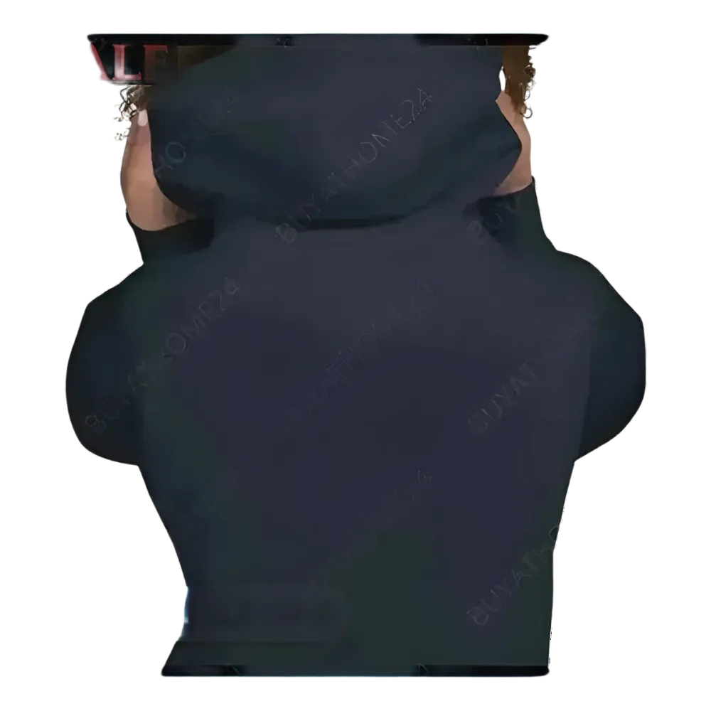 Herren und Damen Hoodie von BUYATHOME24 in S bis 3XL, bequemer Kapuzenpullover aus weichem Material, dunkelgrau.