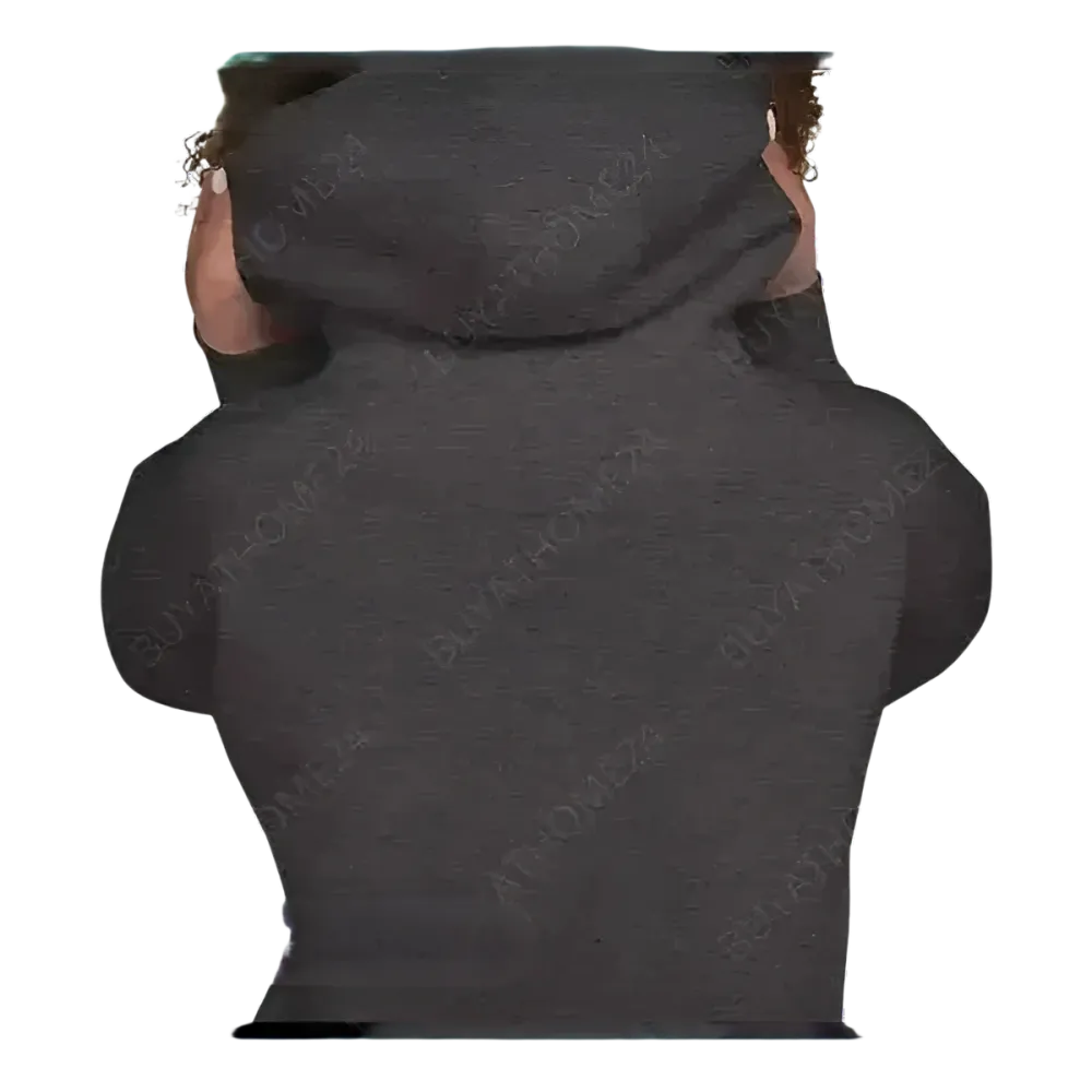 Herren und Damen Hoodie von BUYATHOME24, bequemer Kapuzenpullover in verschiedenen Größen, in dunkler Farbe, mit sichtbarer Kapuze