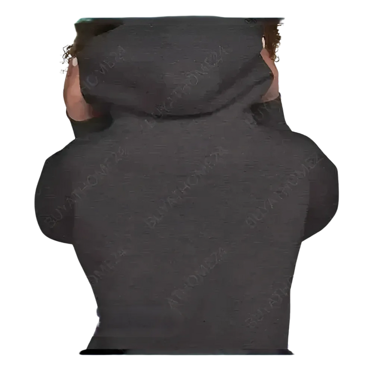 Herren und Damen Hoodie von BUYATHOME24, bequemer Kapuzenpullover in verschiedenen Größen, in dunkler Farbe, mit sichtbarer Kapuze