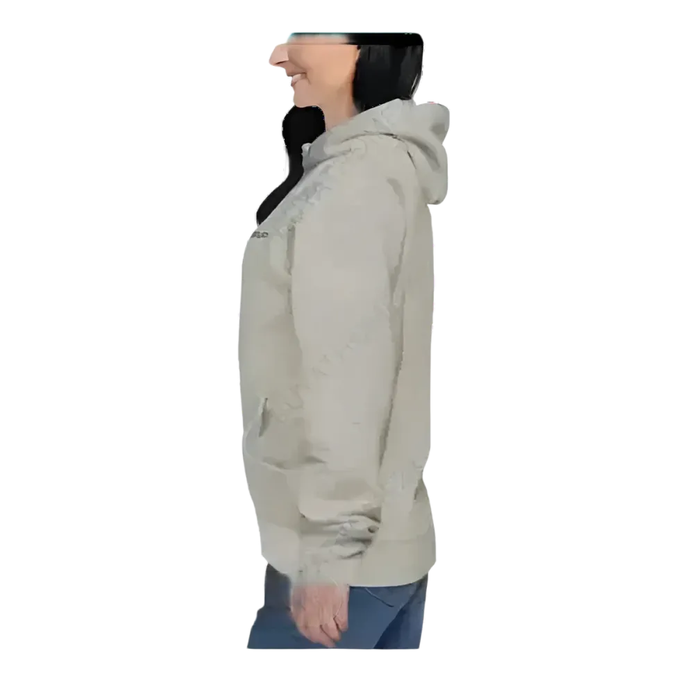 Herren und Damen Hoodie mit Kapuze in verschiedenen Größen, bequemes Kapuzenpullover von BUYATHOME24, dunkelgrau, Frontansicht
