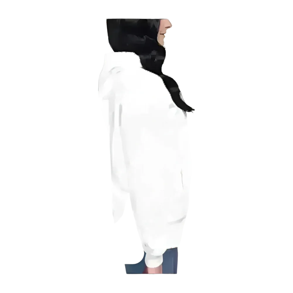 Herren- und Damen-Hoodie von BUYATHOME24 in Schwarz, mit Kapuze und Kängurutasche, in den Größen S bis 3XL.