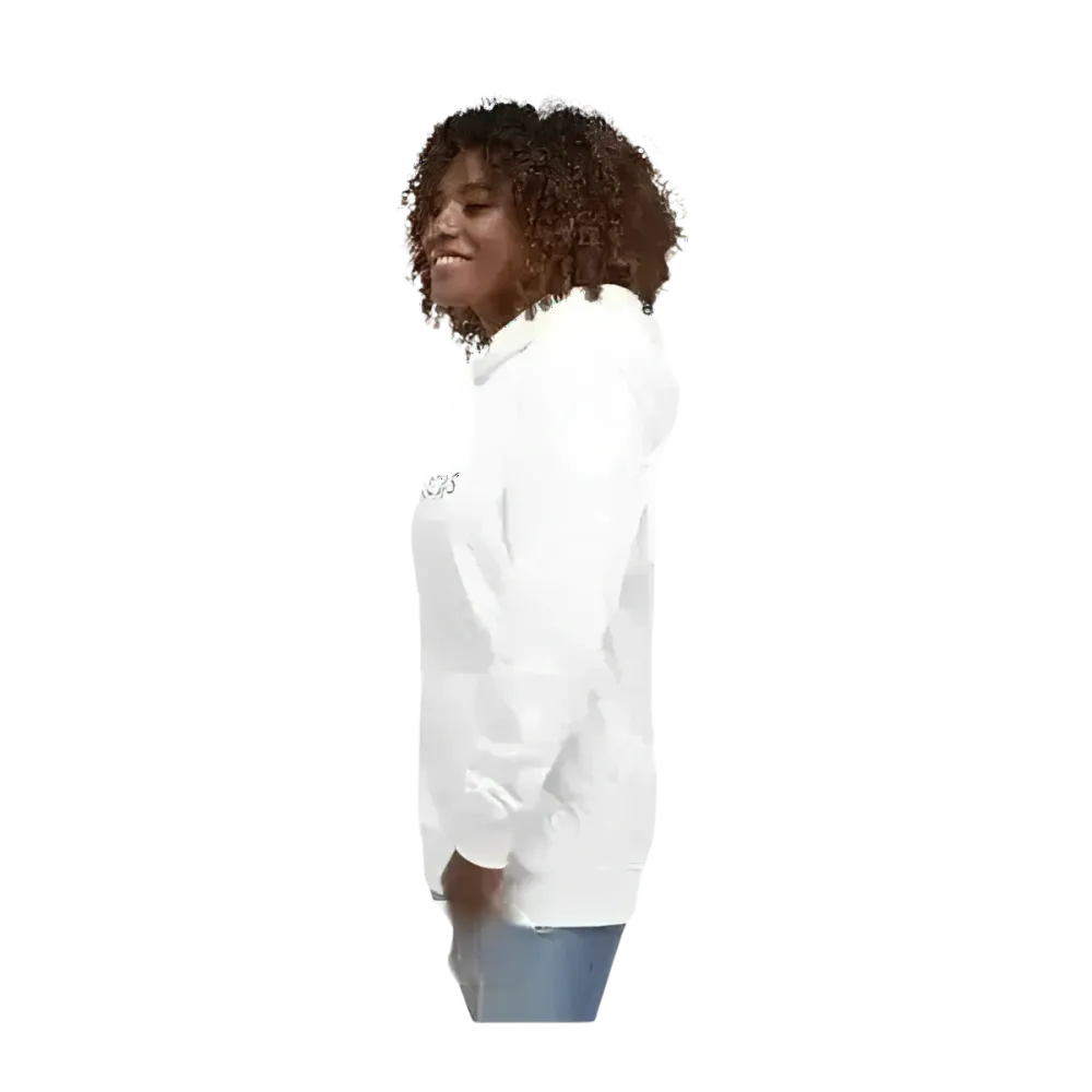 Herren- und Damen-Hoodie mit Kapuze, in verschiedenen Größen, aus weichem Stoff, von BUYATHOME24, in neutraler Farbe.