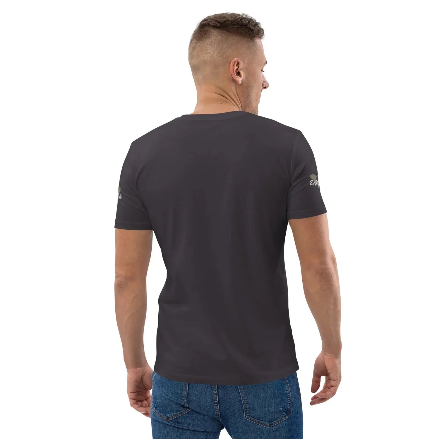 unisex-organic-cotton-t-shirt-anthracite-back-699864ccaab47 - BUYATHOME24®