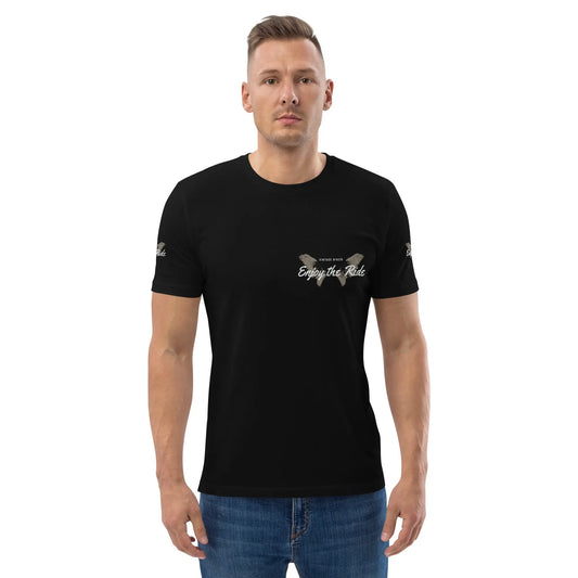 Unisex T-Shirt Grafik-T-Shirt Freizeit T-Shirt Bio-Baumwolle Biker-Stil BUYATHOME24®