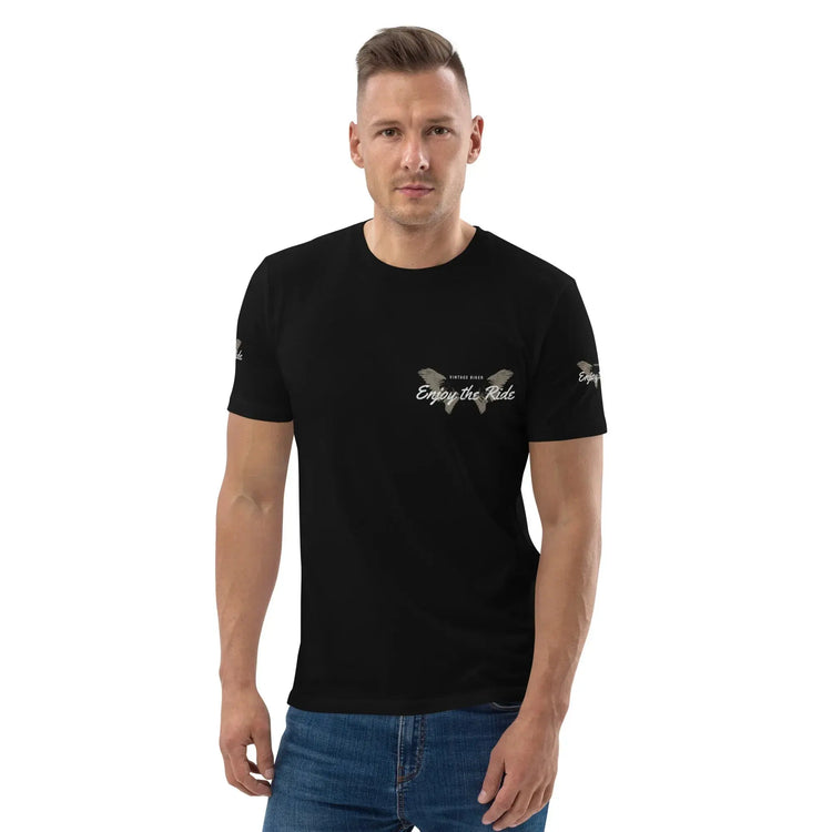 unisex-organic-cotton-t-shirt-black-front-699864cc4bb10 - BUYATHOME24®