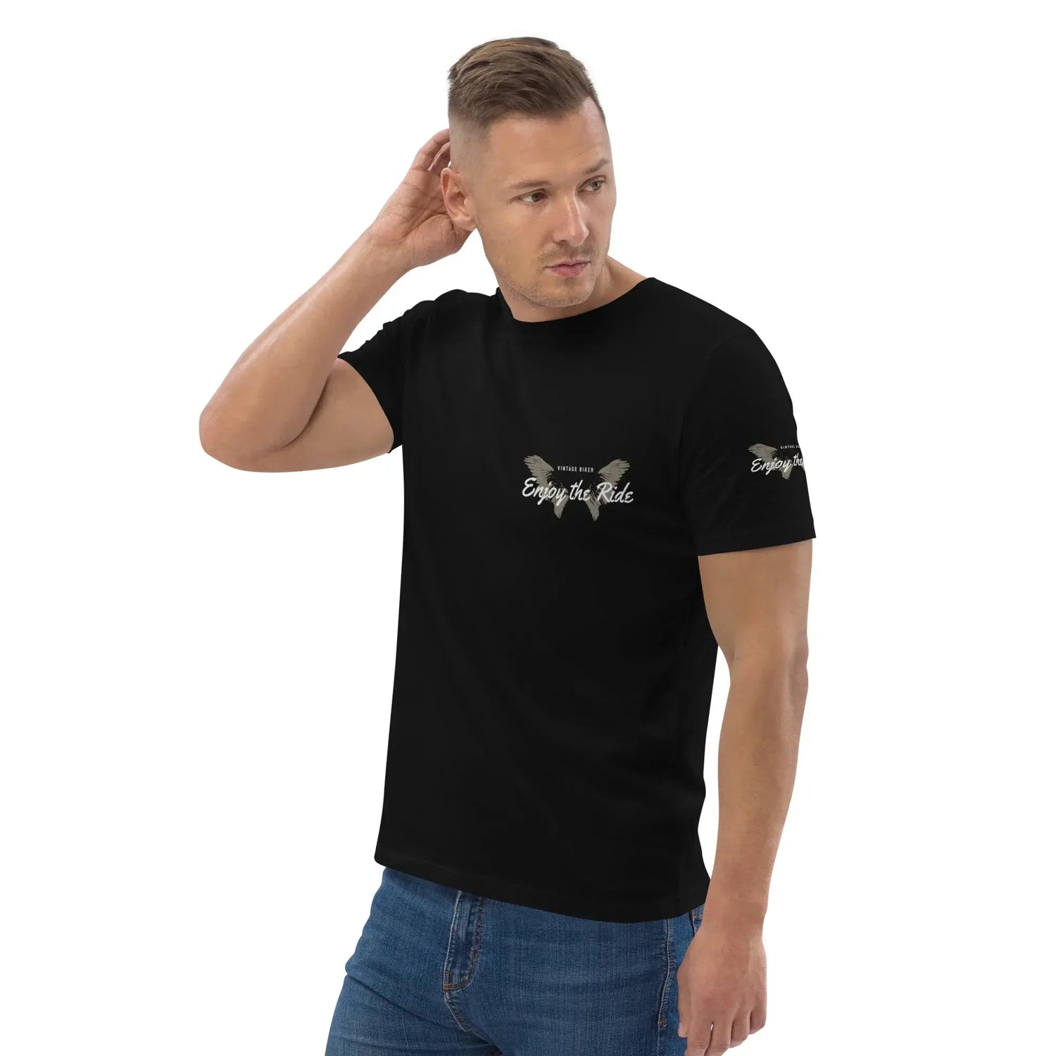 unisex-organic-cotton-t-shirt-black-left-front-699864cc500dd - BUYATHOME24®