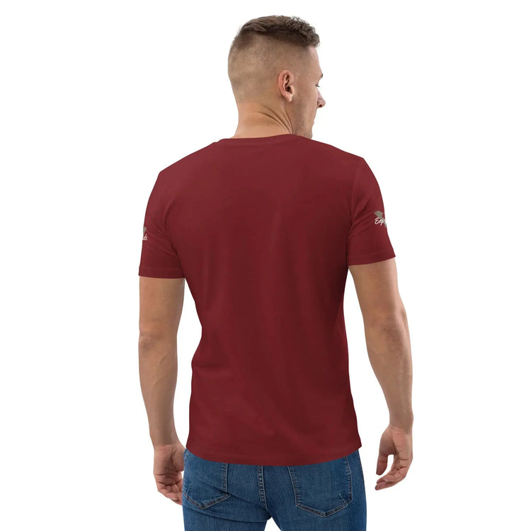 unisex-organic-cotton-t-shirt-burgundy-back-699864cc86513 - BUYATHOME24®