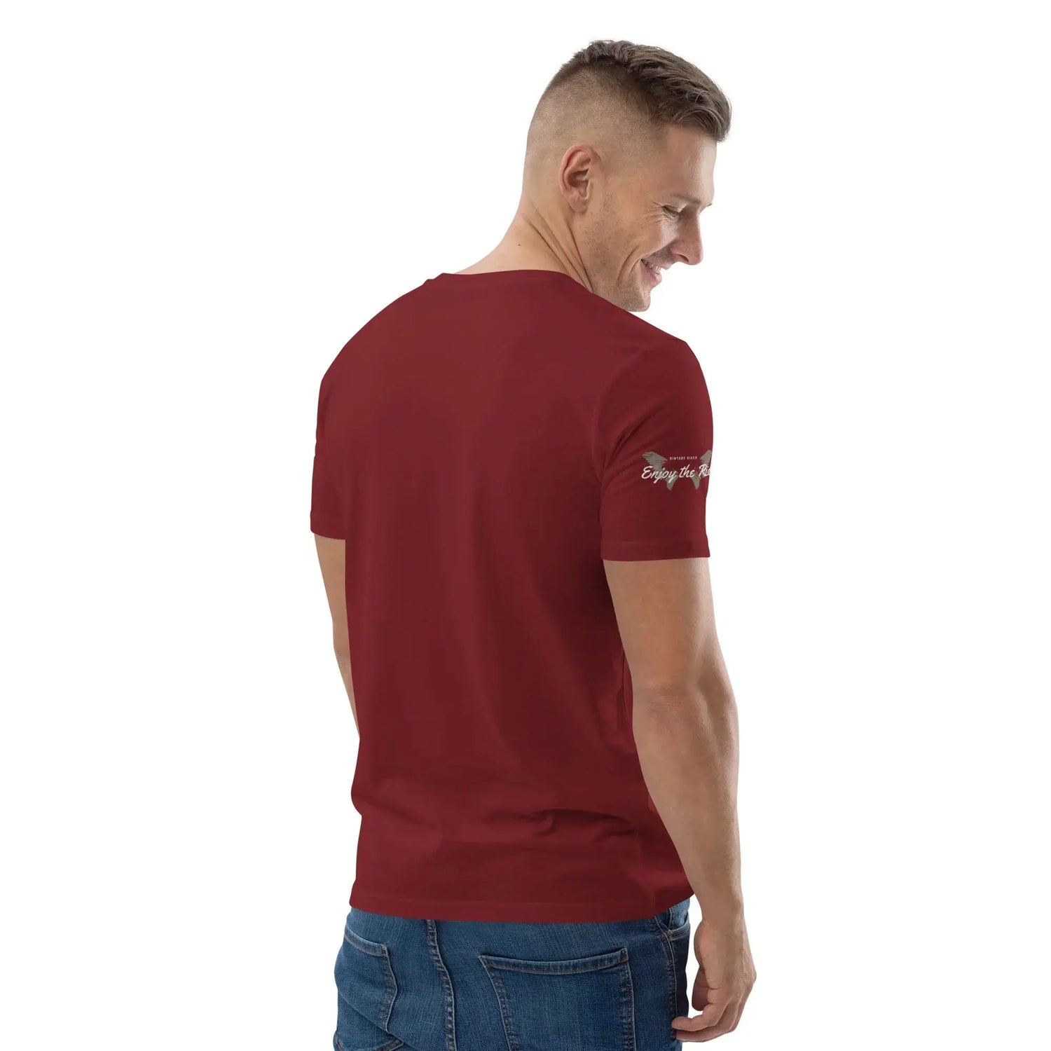 unisex-organic-cotton-t-shirt-burgundy-right-back-699864cc9d47a - BUYATHOME24®