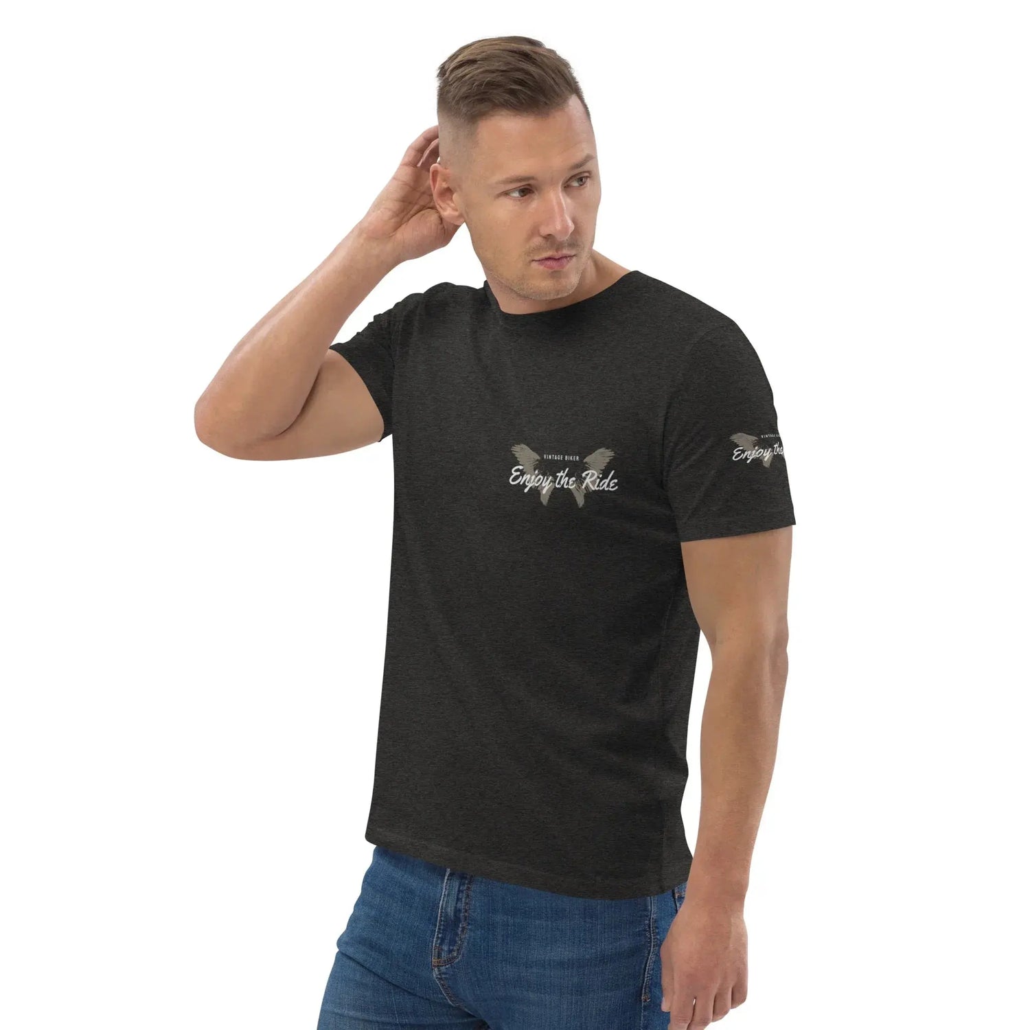 unisex-organic-cotton-t-shirt-dark-heather-grey-left-front-699864cc75333 - BUYATHOME24®
