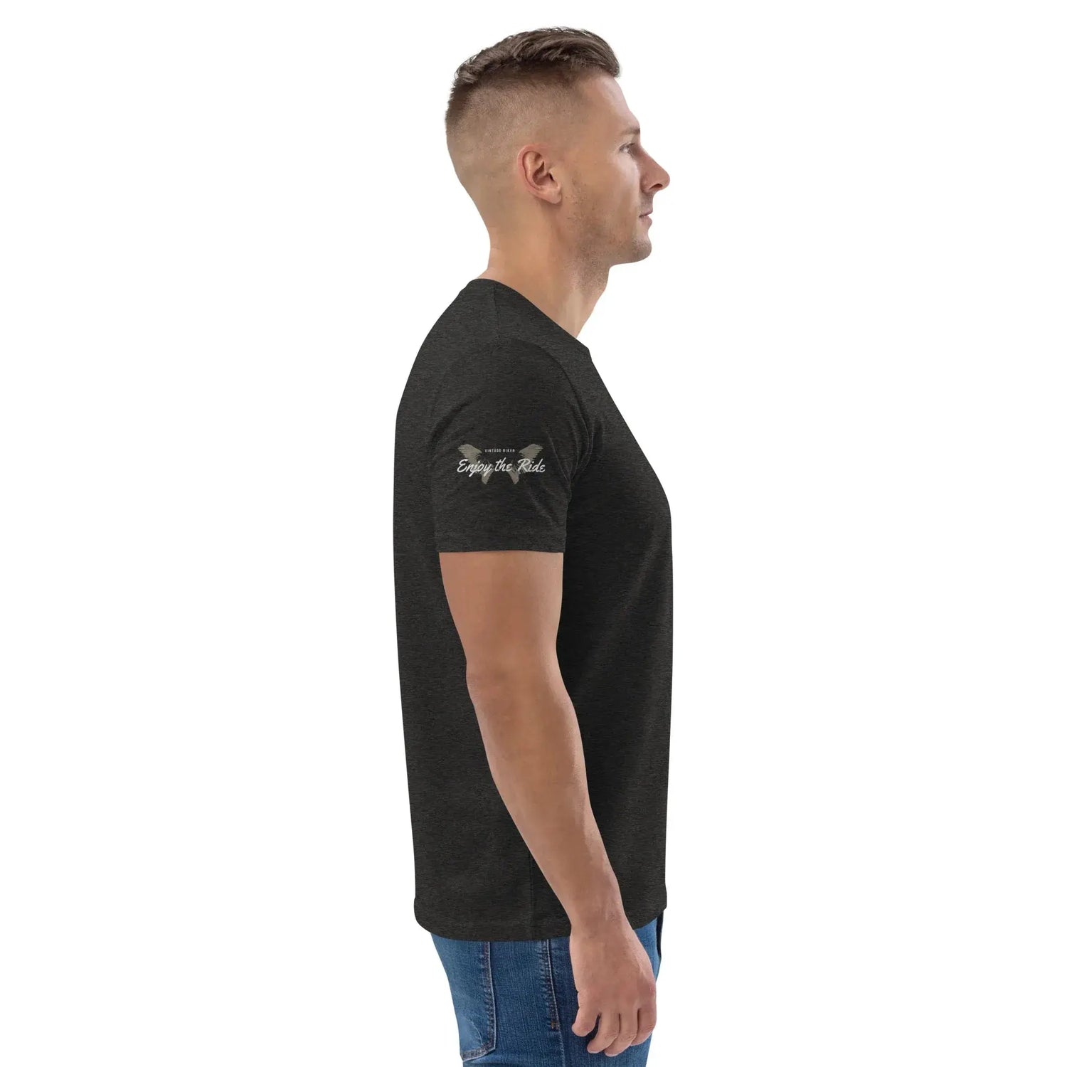 unisex-organic-cotton-t-shirt-dark-heather-grey-right-699864cc77c96 - BUYATHOME24®