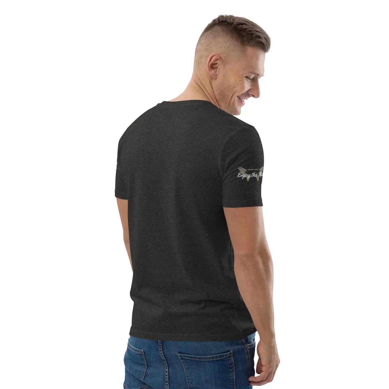 unisex-organic-cotton-t-shirt-dark-heather-grey-right-back-699864cc7b0ac - BUYATHOME24®