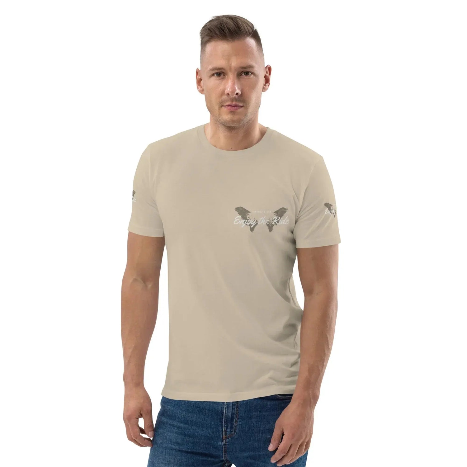 unisex-organic-cotton-t-shirt-desert-dust-front-699864cd490f6 - BUYATHOME24®