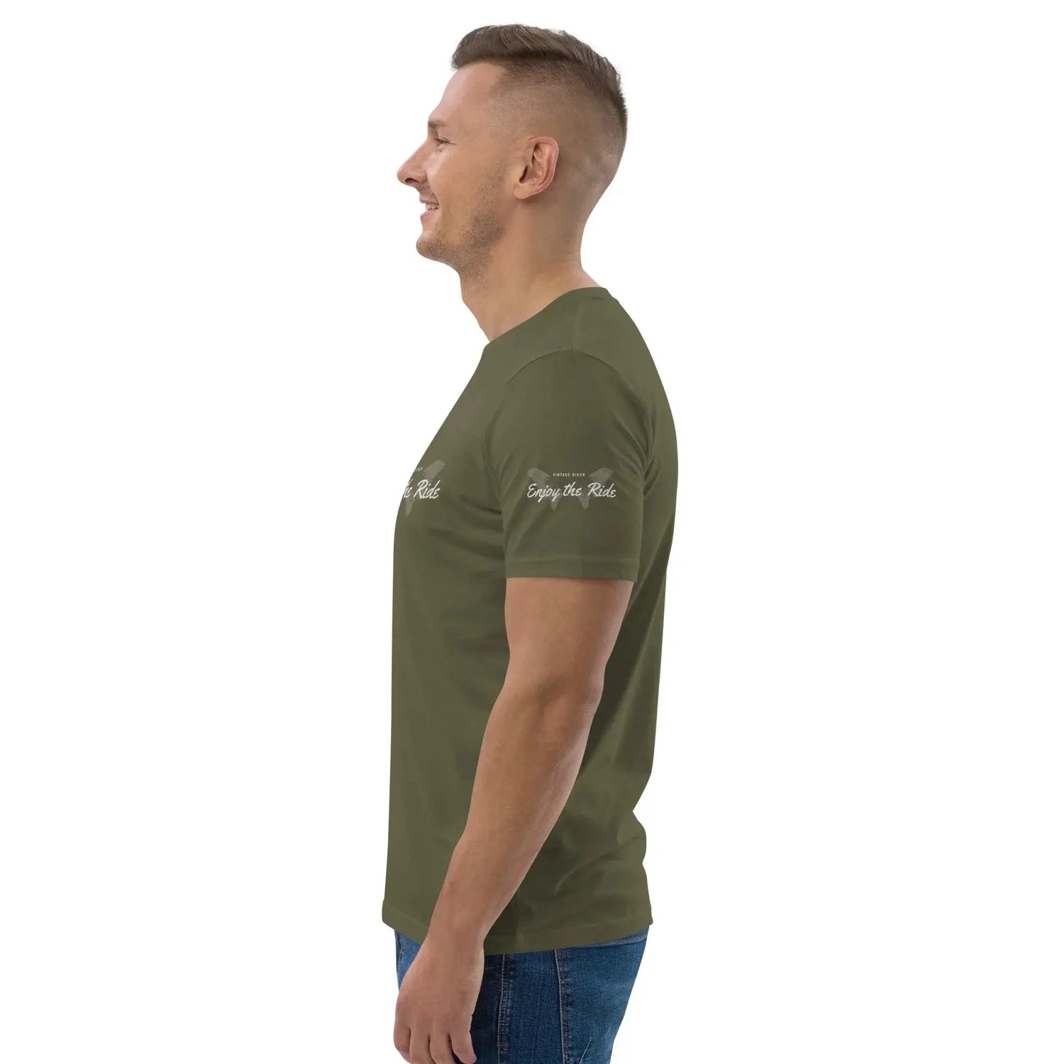 unisex-organic-cotton-t-shirt-khaki-left-699864cd29205 - BUYATHOME24®