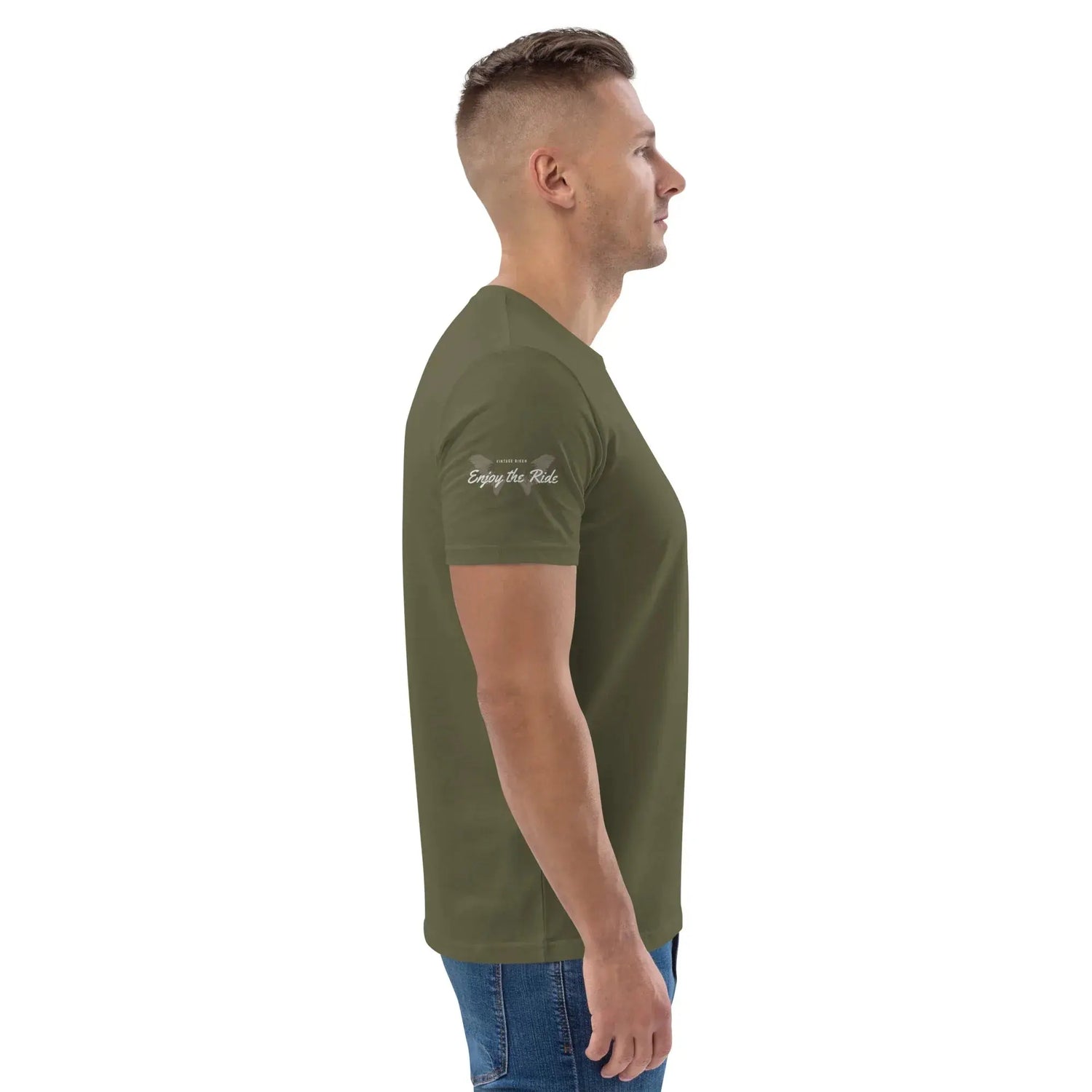 unisex-organic-cotton-t-shirt-khaki-right-699864cd3901c - BUYATHOME24®