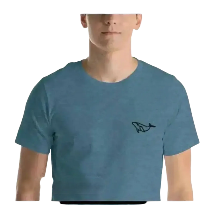 Besticktes Unisex T-Shirt aus Baumwolle in XS bis 5XL, Heather-Farbe, bequemes Rundhalsshirt für jeden Anlass.