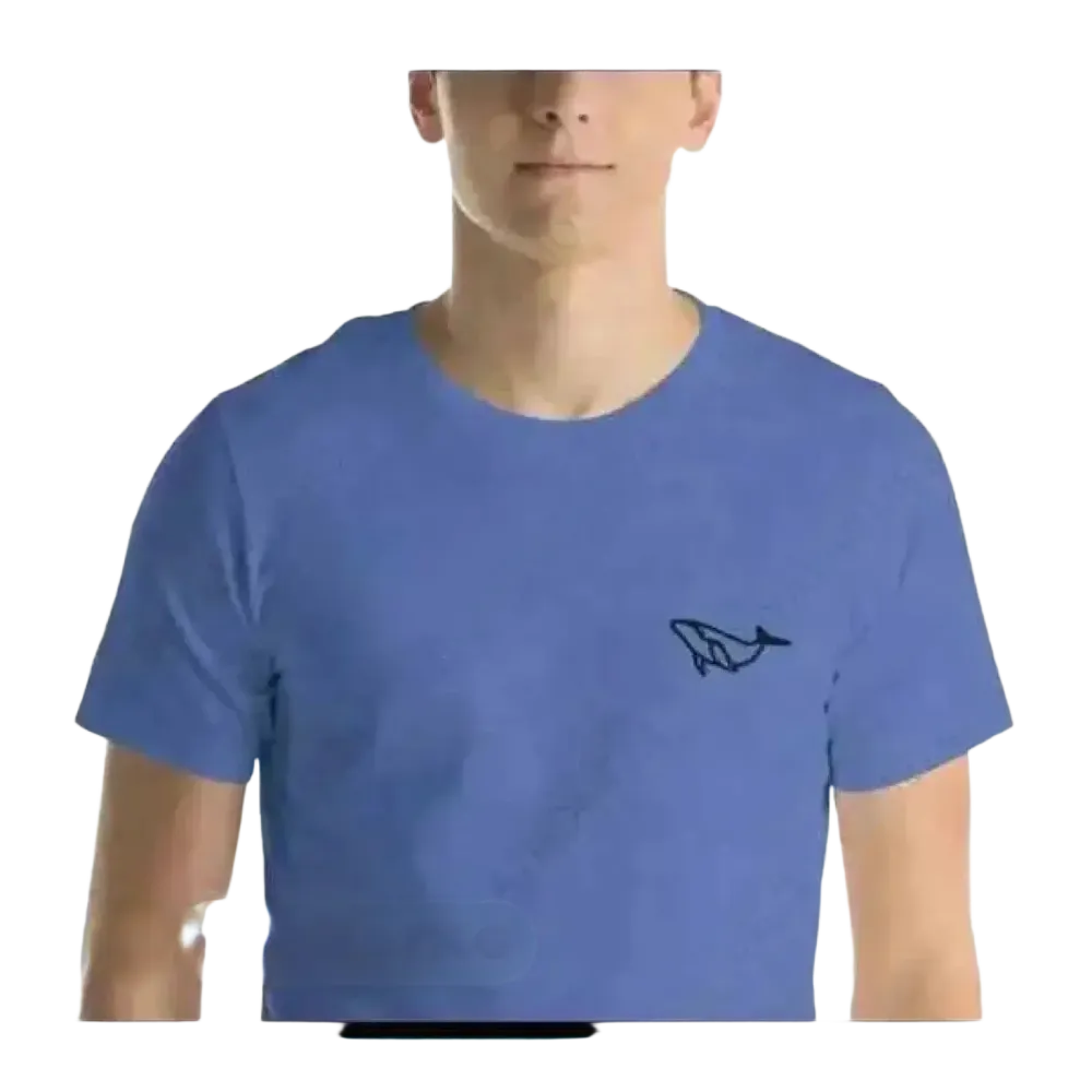 Besticktes Unisex T-Shirt aus 100 % Baumwolle in Heather-Optik, in XS bis 5XL, für Herren, von BUYATHOME24