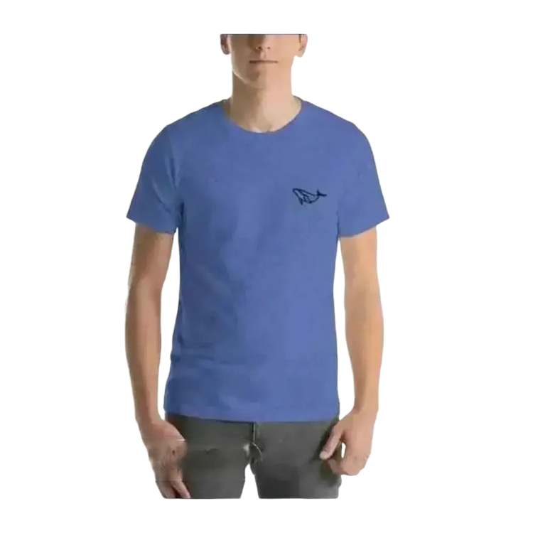 Besticktes Unisex T-Shirt aus 100% Baumwolle, in XS bis 5XL, bequemes Herren-Shirt für jeden Anlass, mit stilvollen Stickdetails.